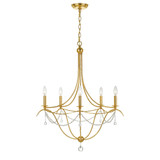 Metro II 5 Light Large Chandelier by Crystorama - 425