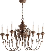 Salento 8 Light Oversized Chandelier by Quorum - 6006-8