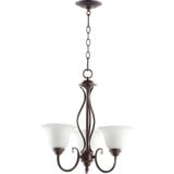 Spencer 3 Light Small Chandelier by Quorum - 6010-3