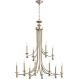 Rossington 12 Light Large Chandelier by Quorum - 6022-12
