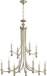 Rossington 12 Light Large Chandelier by Quorum - 6022-12