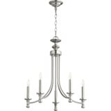Rossington 5 Light Medium Chandelier by Quorum 6022-5