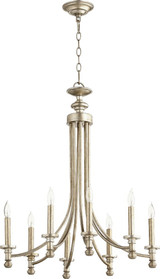 Rossington 8 Light Medium Chandelier by Quorum - 6022-8