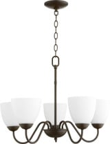  5 Light Medium Chandelier by Quorum - 6041-5