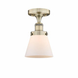 Cone 1 Light 6.5 Inch Wide Industrial Semi Flush Mount by Innovations - 616-1F-G6