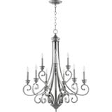 Bryant 9 Light Large 2 Tier Chandelier by Quorum 6054-9
