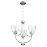 Enclave 3 Light Small Chandelier by Quorum - 6059-3
