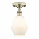 Cindyrella 1 Light 6 Inch Wide Semi Flush Mount by Innovations - 616-1F-G65-6