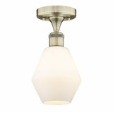 Cindyrella 1 Light 6 Inch Wide Semi Flush Mount by Innovations - 616-1F-G65-6