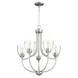 Enclave 5 Light Medium Chandelier by Quorum - 6059-5