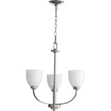 Reyes 3 Light Medium Chandelier by Quorum 6060-3-86 - 6060-3