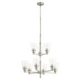Dunbar 9 Light Large Chandelier by Quorum - 609-9