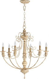 Salento 6 Light Large Chandelier by Quorum 6106-6 - 6106-6