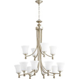 Rossington 12 Light Oversized Chandelier by Quorum - 6122-12