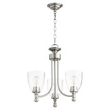 Rossington 3 Light Small Chandelier by Quorum - 6122-3