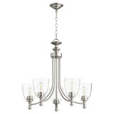 Rossington 5 Light Medium Chandelier by Quorum 6122-5