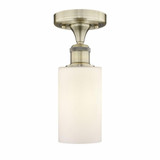 Clymer 1 Light 3.88 Inch Wide Semi Flush Mount by Innovations - 616-1F-G80