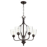 Jardin 5 Light Medium Chandelier by Quorum - 6127-5