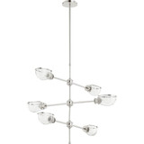 Menlo 6 Light Oversized Chandelier by Quorum - 617-6