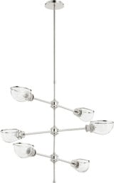 Menlo 6 Light Oversized Chandelier by Quorum - 617-6