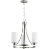 Lancaster 3 Light Small Chandelier by Quorum - 6207-3