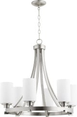 Lancaster 6 Light Medium Chandelier by Quorum - 6207-6