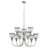 Omni 9 Light Large 2 Tier Chandelier by Quorum - 6212-9