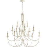 Brooks 15 Light Oversized 3 Tier Chandelier by Quorum - 6250-15