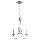 Brooks 3 Light Small Chandelier by Quorum - 6250-3