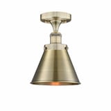Appalachian 1 Light Semi Flush Mount 11.13 X 8 Inch Wide by Innovations - 616-1F-M13