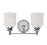 Melrose 2 Light Vanity Light by Savoy House - 8-6836-2