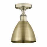 Metal Bristol 1 Light 7.5 Inch Wide Semi Flush Mount by Innovations - 616-1F-MBD-75