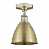 Metal Bristol 1 Light 7.5 Inch Wide Semi Flush Mount by Innovations - 616-1F-MBD-75