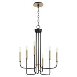 Hope 6 Light Small Chandelier by Quorum - 630-6