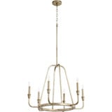 Marquee 6 Light Large Chandelier by Quorum - 6314-6
