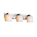 Limoges Modular 3 Light Wave Vanity Light by Justice Design - POR-8923-30-WAVE