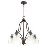 Barkley 5 Light Medium Chandelier by Quorum 6369-5 - 6369-5