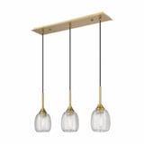 Berkshire 3 Light Cord Hung Island 26.75 Inch Wide by Innovations - 323-3I-G323-5