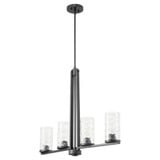 Steinway 4 Up Light Linear Chandelier by Quorum - 6511-4