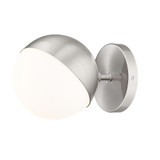 Realm Sphere 1 Light Wall Sconce 6.25 Inch Tall X 6.25 Inch Wide By Z-Lite - 7517-1S