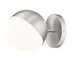 Realm Sphere 1 Light Wall Sconce 6.25 Inch Tall X 6.25 Inch Wide By Z-Lite - 7517-1S