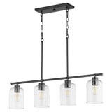 Tribute 4 Light Elegant Linear Chandelier by Quorum - 6574-4