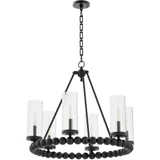 Lee Boulevard 6 Light Large Chandelier by Quorum 661-6 - 661-6