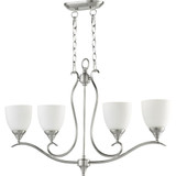 Flora 4 Light Mini Island Chandelier by Quorum 664-4