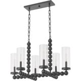 Lee Boulevard 6 Light Small Linear Chandelier by Quorum - 665-6