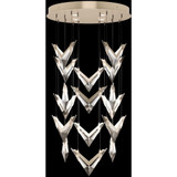 Blade 36 LED Round Pendant 21.5 Inch Tall and 32 Inch Wide by Fine Art - 100053