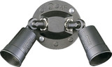2 Light PAR Holder Wall Sconce 11 Inch Wide by Quorum - 691-2