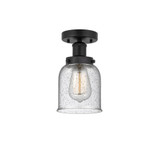 Bell 1 Light Industrial 6.5 Inch Wide Semi Flush Mount by Innovations - 616-1F-G54