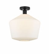 Cindyrella 1 Light 12 Inch Wide Semi Flush Mount by Innovations - 616-1F-G65-12