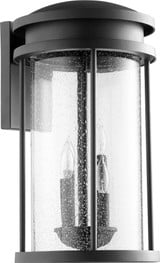 Hadley 4 Light Candle Style Outdoor Wall Lantern by Quorum - 7110-4